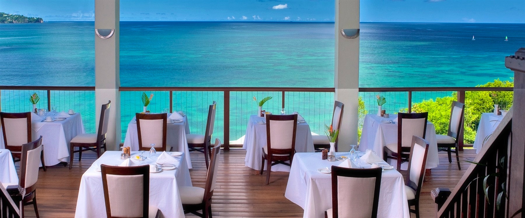 Windsong Restaurant at Calabash Cove, St Lucia