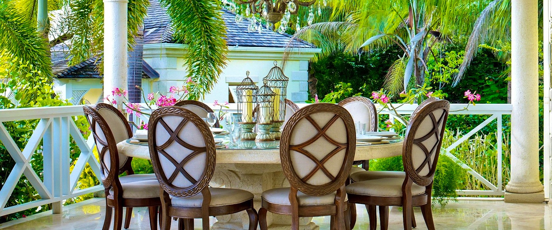 Outdoor Dining at Calliaqua, Barbados 