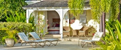 Sun Lounge Chairs at Calliaqua, Barbados 