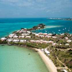 aerial view of cambridge beaches resort spa bermuda
