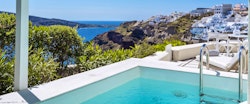 Private Pool at Canaves Oia Hotel, Santorini, Greece