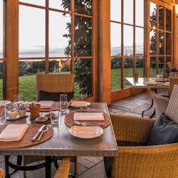 Loggia at The Farm at Cape Kidnappers, Hawke's Bay
