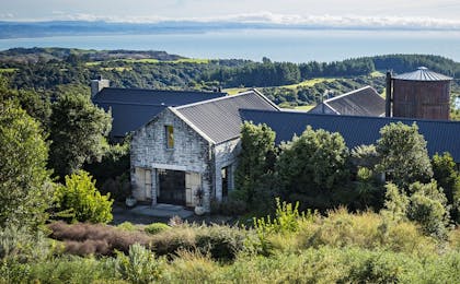 Exterior of The Farm at Cape Kidnappers, Hawke's Bay