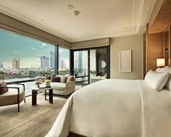 Riverfront Premier Room at Capella Bangkok Luxury Hotel, Bangkok, Thailand