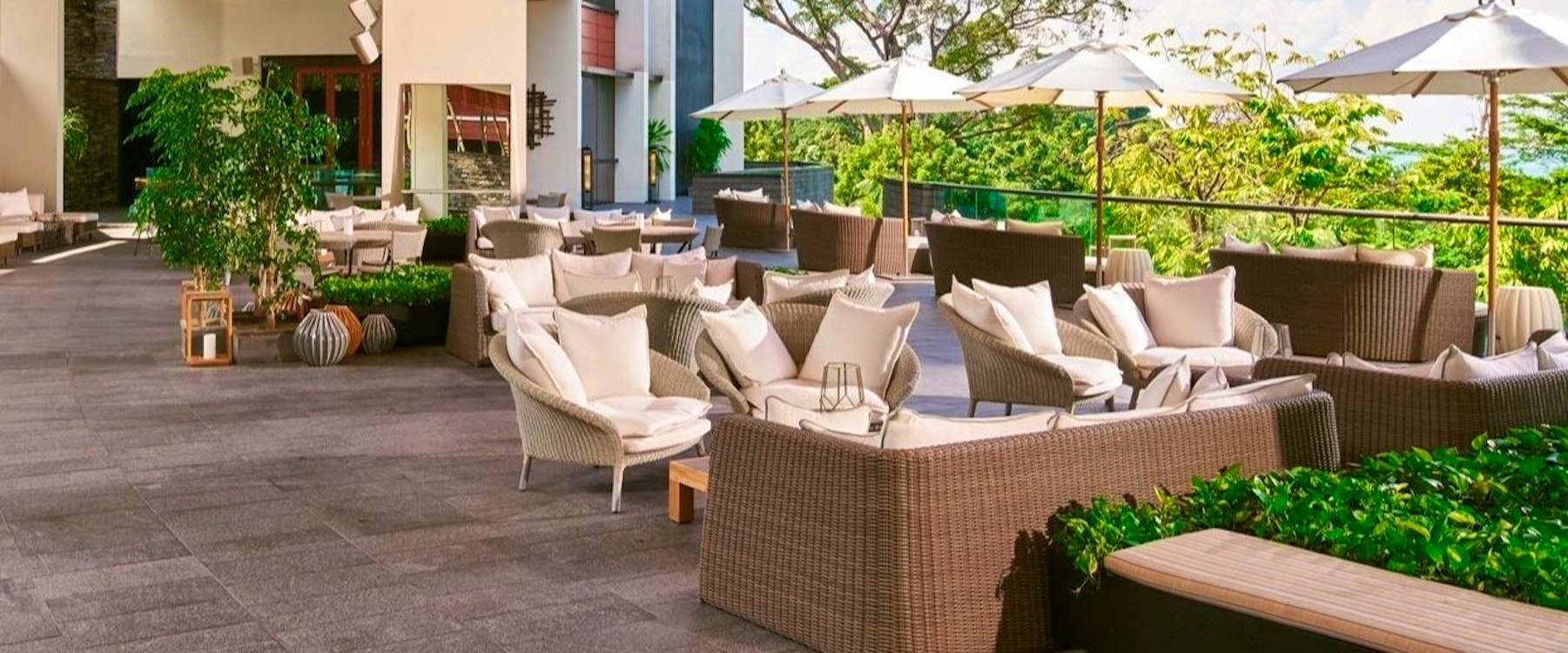 Lounge Area at Capella Singapore