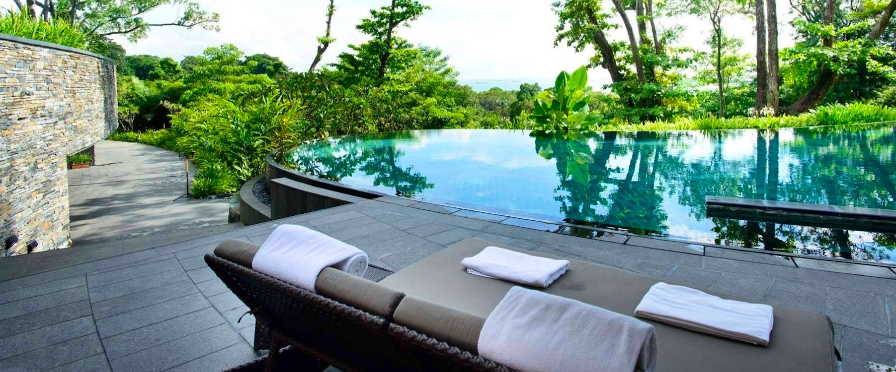 Swimming Pool at Capella Singapore