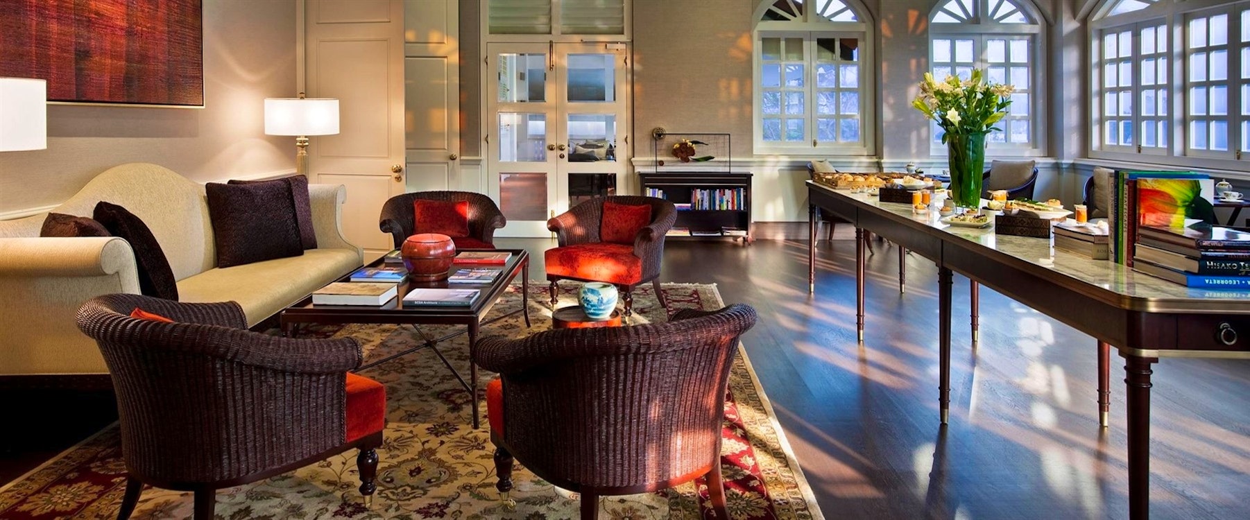 Lobby Area at Capella Singapore