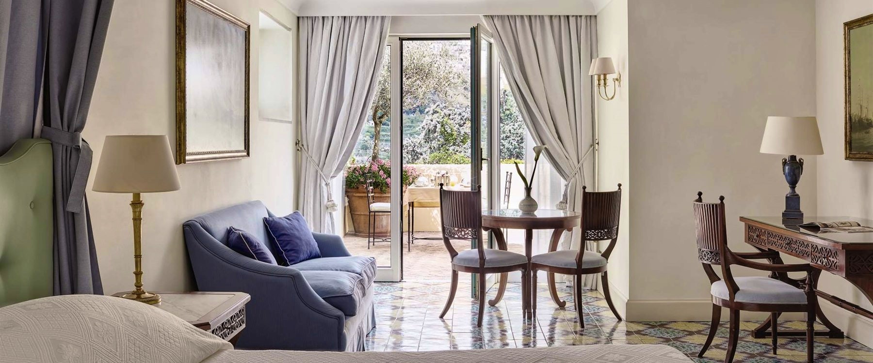 Double Bedroom at Caruso, A Belmond Hotel, Amalfi Coast, Italy