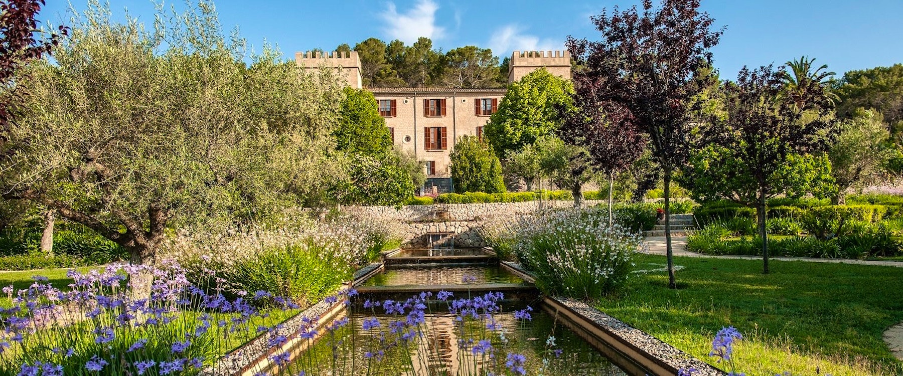 Exterior of Castell Son Claret, Mallorca, Spain