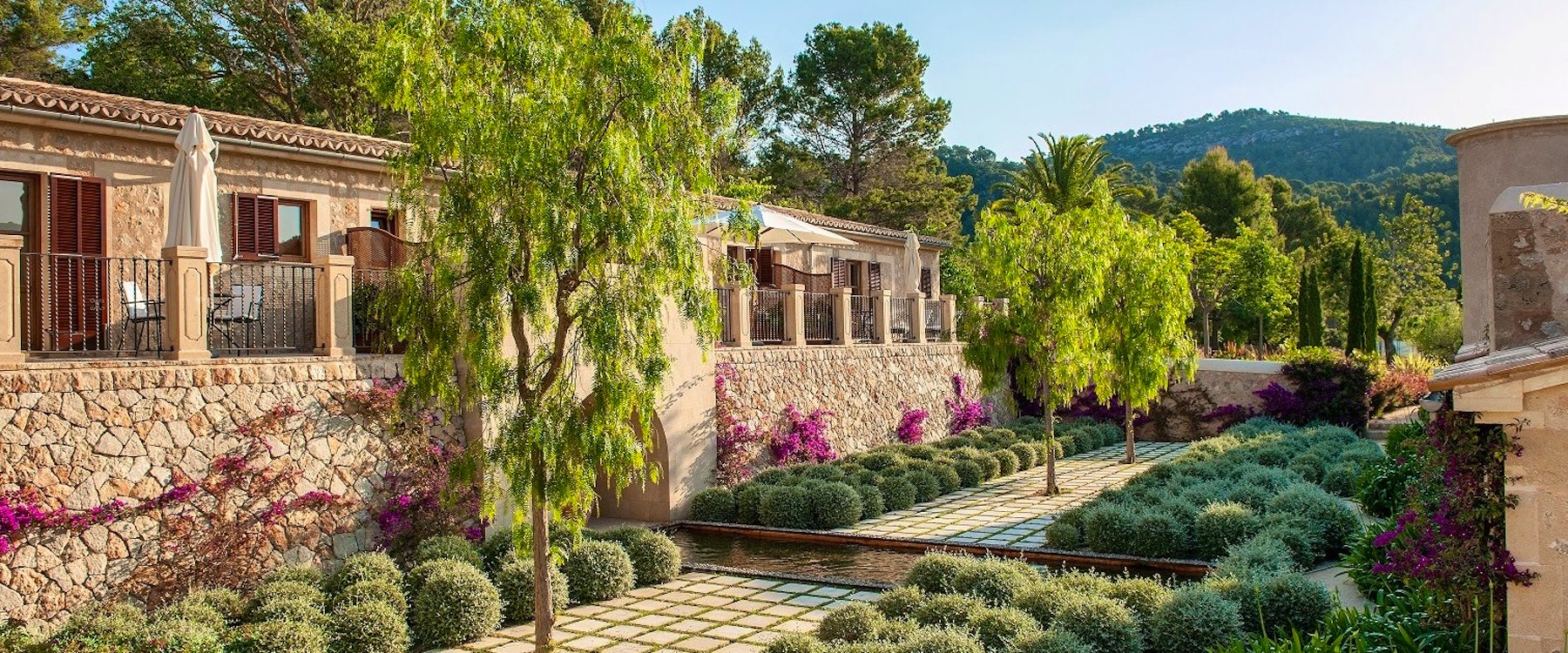Deluxe Terrace at Castell Son Claret, Mallorca, Spain