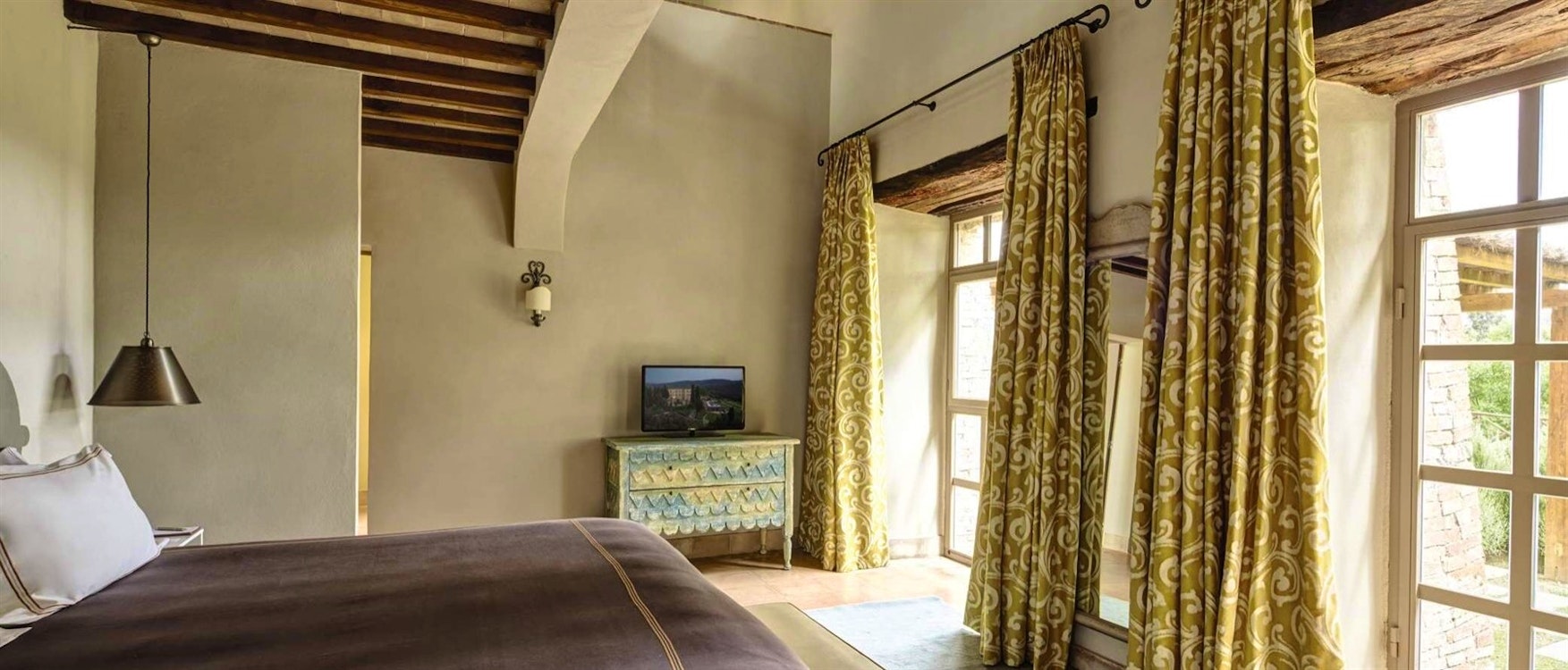 Suite at Castello di Casole, A Belmond Hotel, Tuscany, Italy
