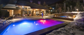 Swimming pools at Chalet Alpaca
