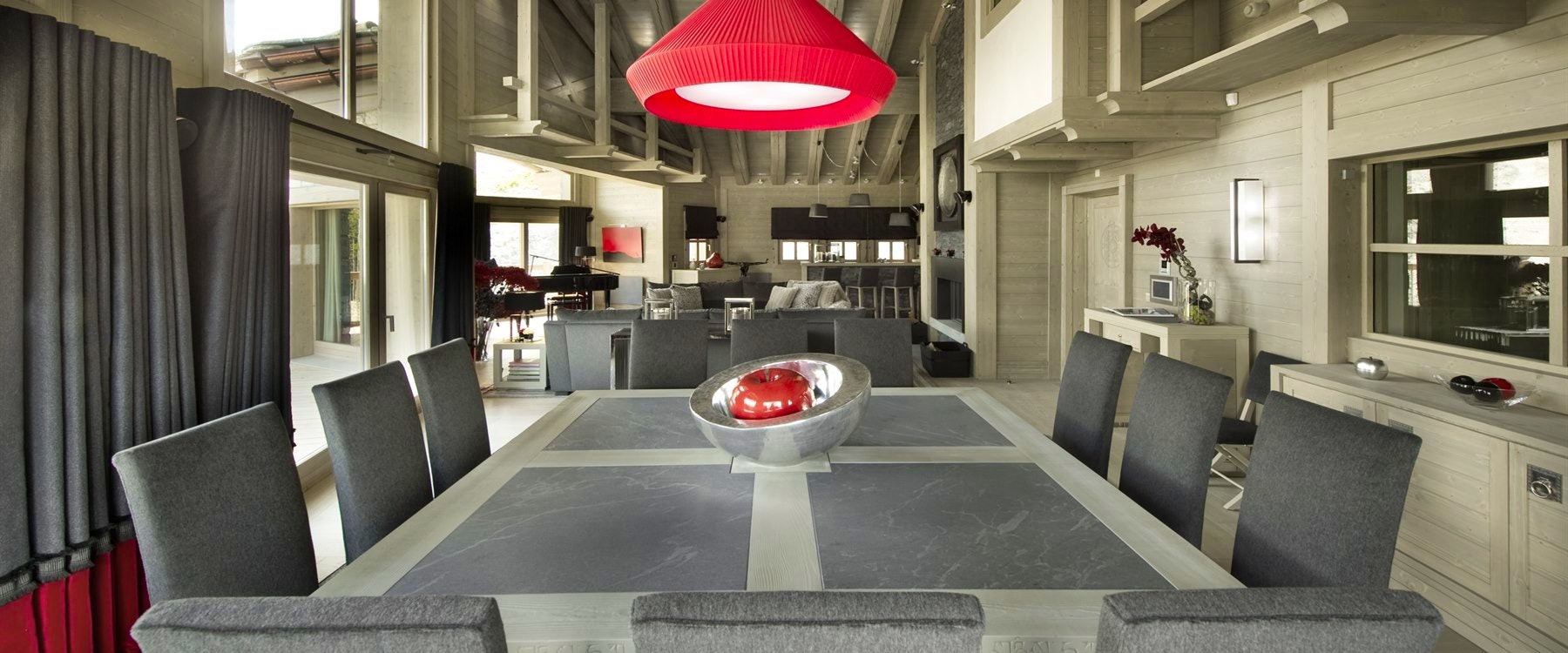 Seating at Chalet Muztagh