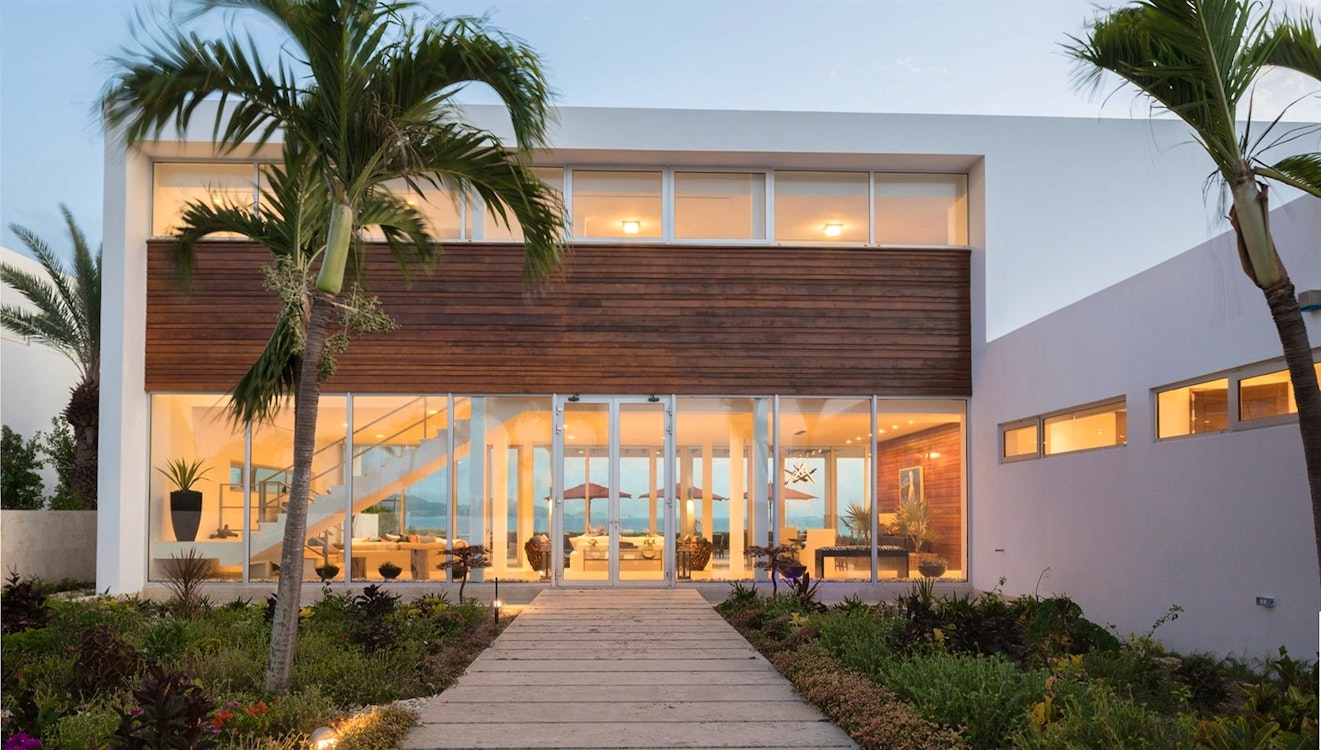 exterior of champagne shores the villa anguilla