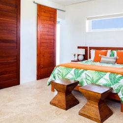 bedroom at champagne shores the villa anguilla