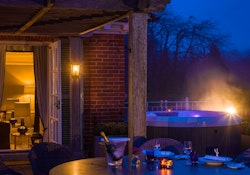 Outside Area of the Marryat Suite at Chewton Glen Hampshire, England