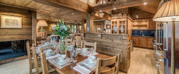 Dining at Chalet Chopine