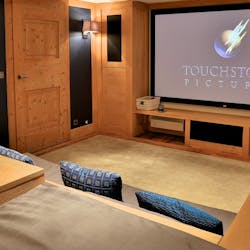 Enjoying a film during your time at Chalet Trois Ours