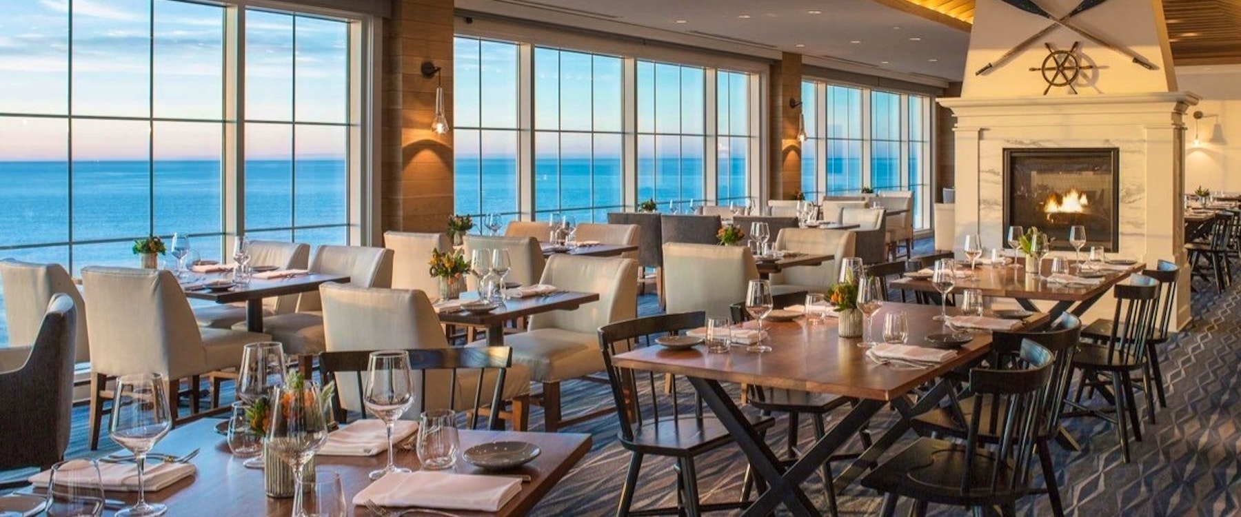 Tiller Restaurant at Cliff House, Maine 