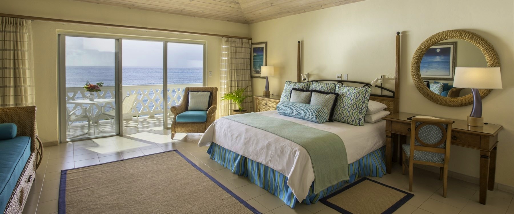 One Bedroom Suite with Ocean View at Curtain Bluff, Antigua