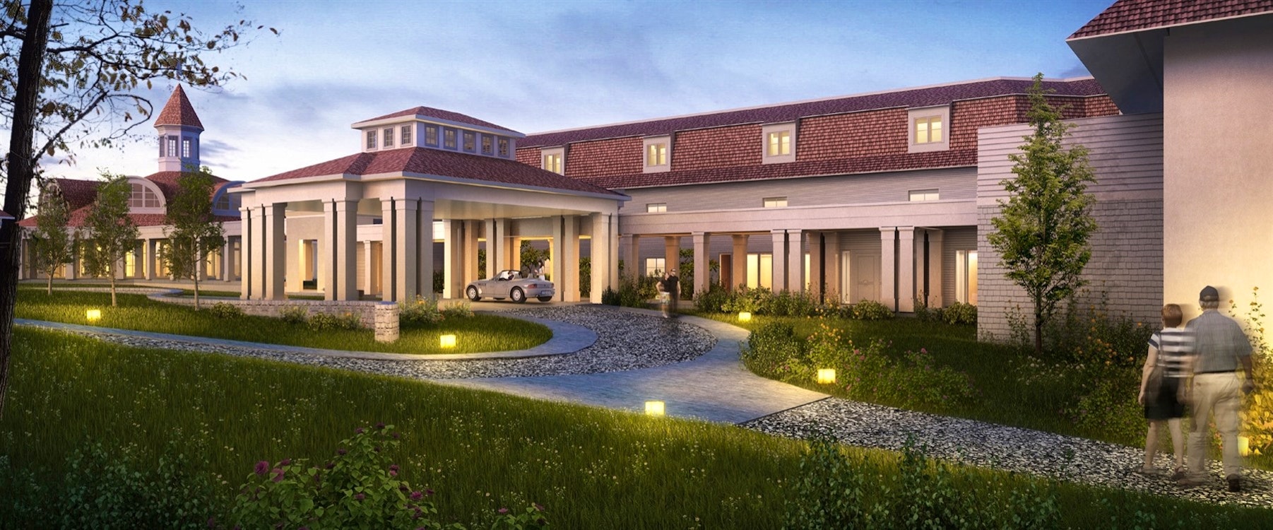 Entrance to Cliff House, Maine 