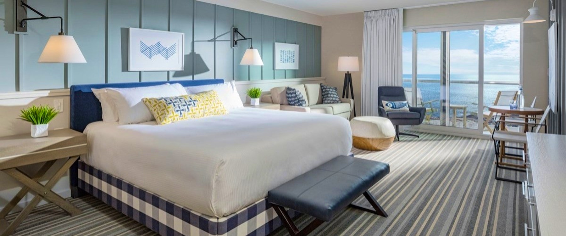 Guest Bedroom at Cliff House, Maine 