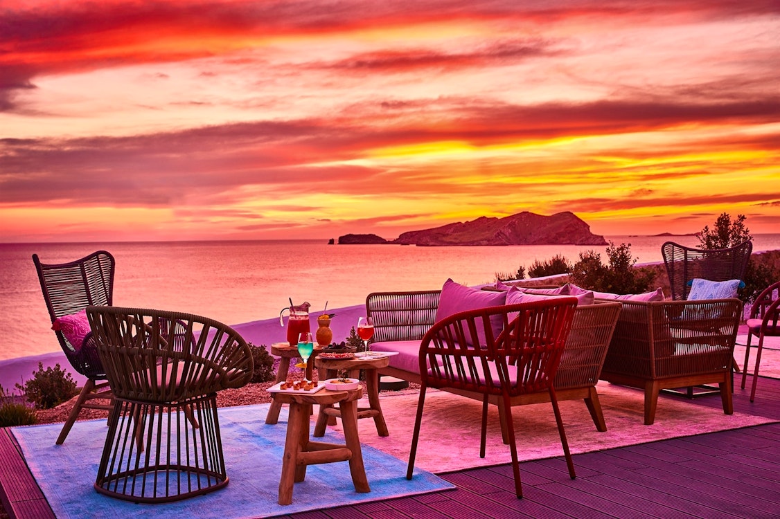 cone club bar at seven pines resort ibiza spain