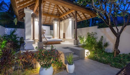 deluxe beach villa