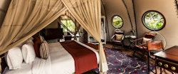 cocoon interior at Wild Coast Tented Lodge, Yala National Park