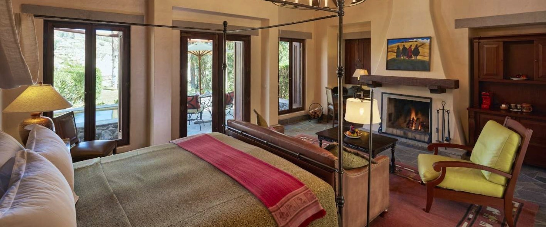 bedroom interior, Las Casitas, A Belmond Hotel, Colca Canyon 