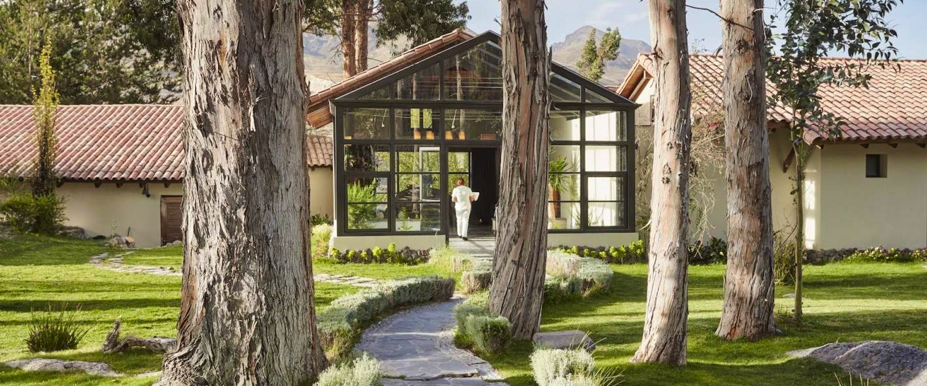 spa entrance, Las Casitas, A Belmond Hotel, Colca Canyon 