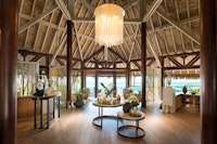 spa reception at conrad bora bora nui french polynesia 