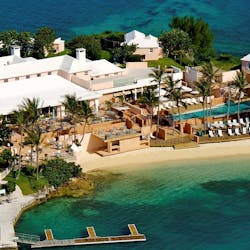 Aerial View of Cambridge Beaches Resort & Spa, Bermuda