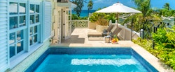 Luxury Plantation Suite Plunge Pool at Coral Reef Club, Barbados