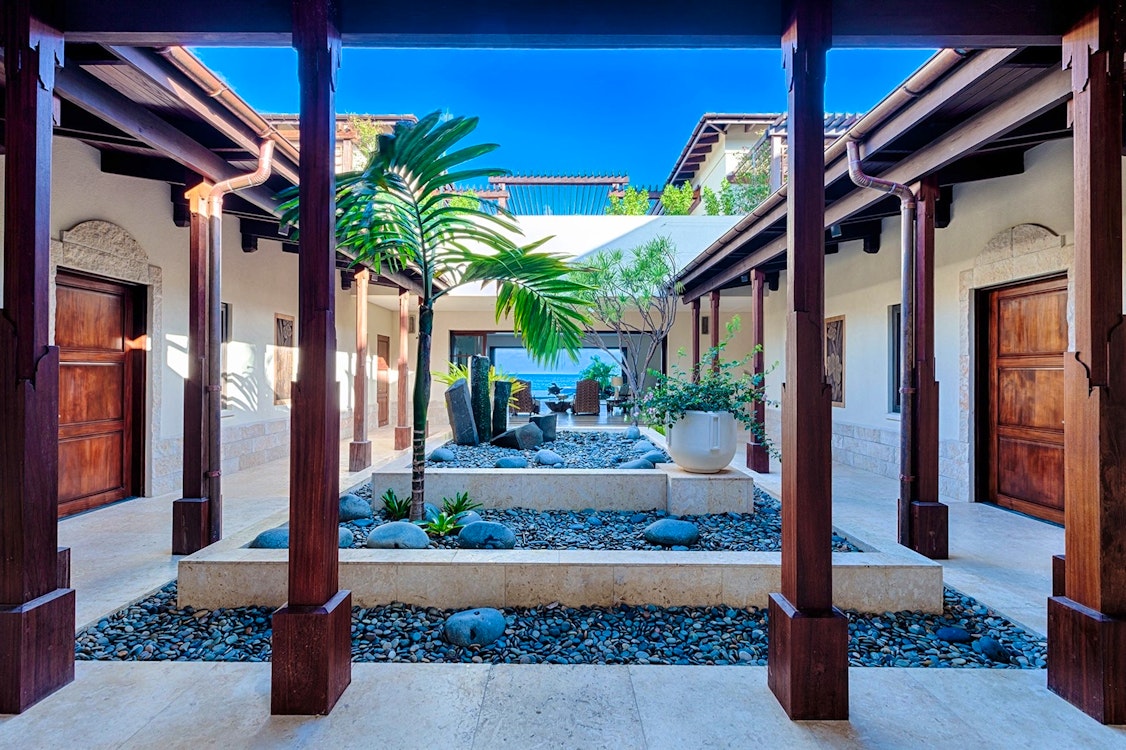 courtyard at nevaeh villa anguilla