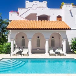 Courtyard, Cap Maison, St Lucia