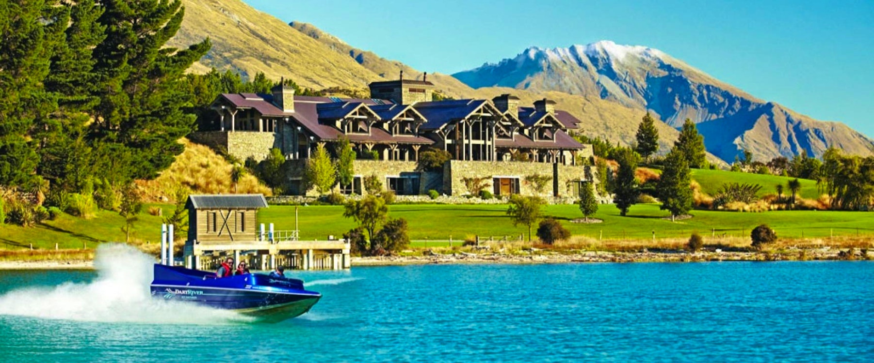 Jet Boating at Blanket Bay, Glenorchy