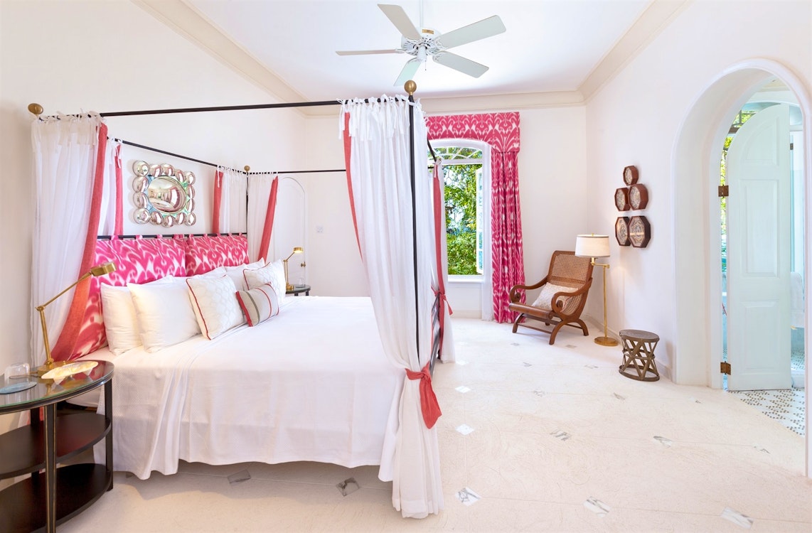 master bedroom at crystal springs barbados 