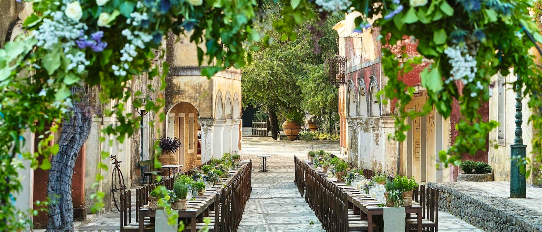 Danilia is a unique replica of a traditional Corfiot village