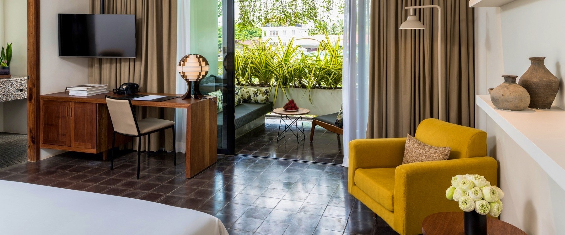 Deluxe Double Pool View Room at Viroth’s Hotel, Siem Reap