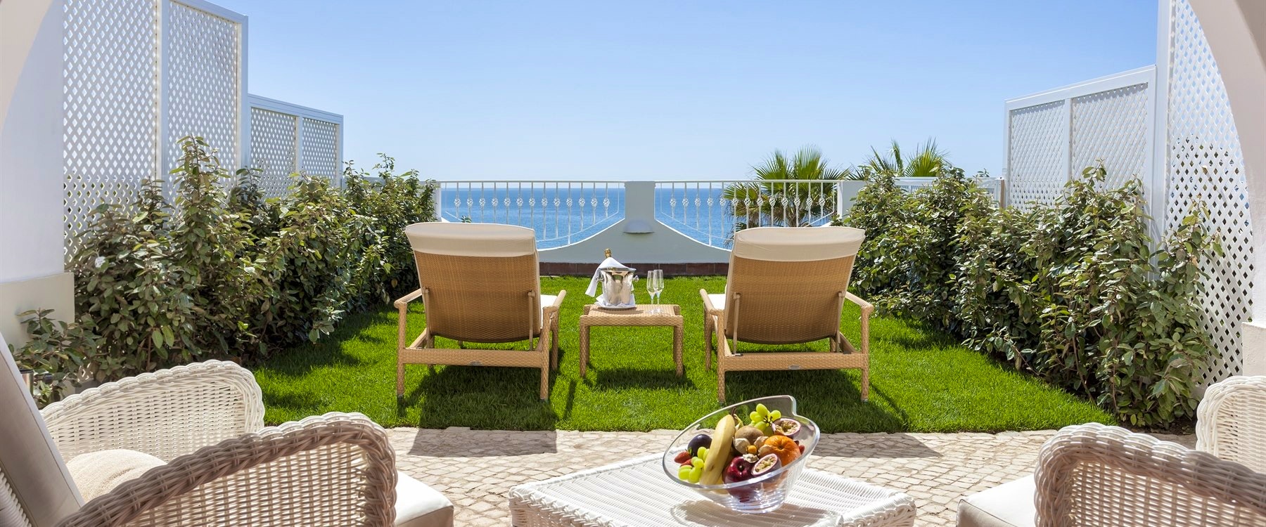 Deluxe Ocean View Terrace at Vila Vita Parc, Algarve