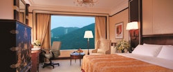 Deluxe Peak View room at Island Shangri La, Hong Kong