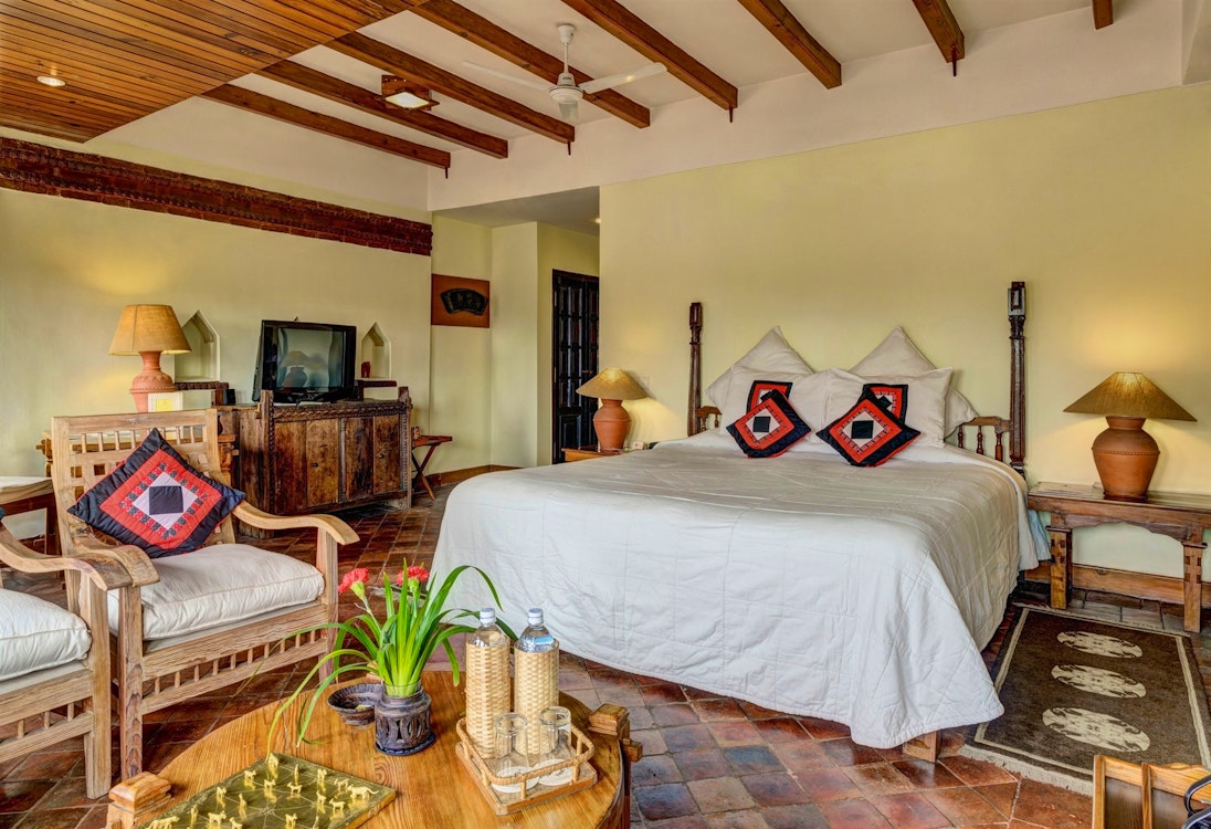 deluxe room at dwarikas hotel