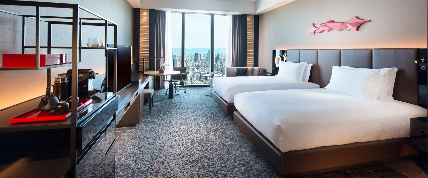 Deluxe Twin Room at Conrad Osaka, Japan