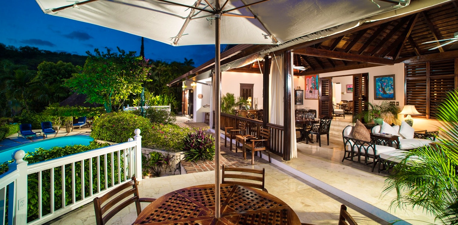 deluxe villa exterior at round hill villas jamaica