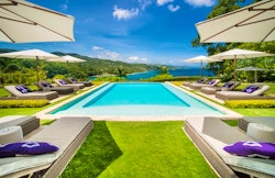 premium luxury villa pool view at round hill villas jamaica