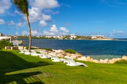 front lawn at le bleu anguilla