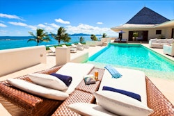 pool deck at le bleu anguilla