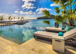 infinity pool at the liming st vincent the grenadines caribbean