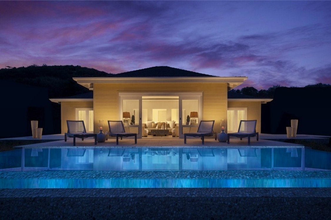 villa exterior at the liming st vincent  the grenadines caribbean